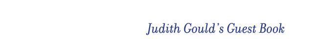 Judith Gould’s Guest Book